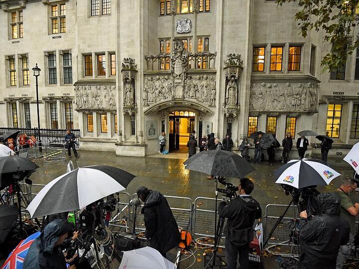 Der Supreme Court in London.