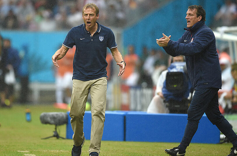US-Nationalcoach und Co-Trainer: Klinsmann (l.) und Herzog.