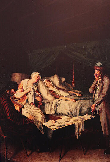 "Sterbende Mutter" von 1790.