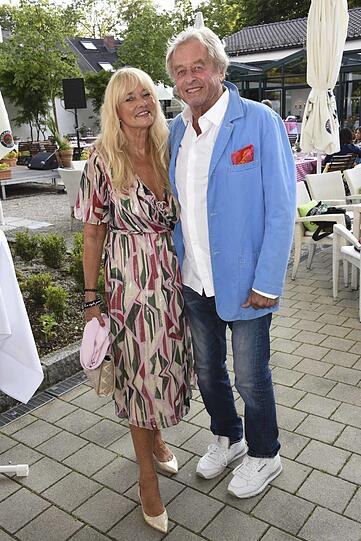 Sie waren 30 Jahre lang ein Paar: Didi Küffer und seine Frau Marion 2019 in Grünwald.