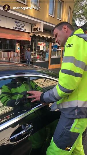 Die Bilder vom ADAC-Einsatz bei Mario Götze.