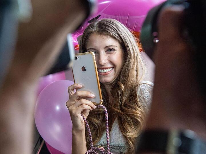 Dirndl-Designerin und Influencerin: Cathy Hummels.