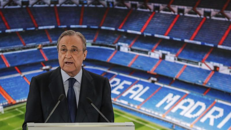 Real-Präsident Florentino Pérez glaubt noch an die Super League.