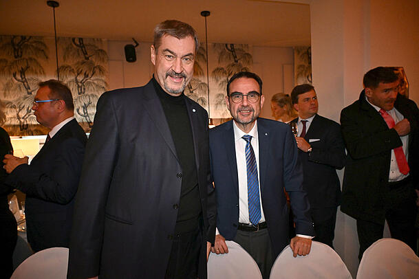 Markus S&ouml;der und Klaus Holetschek