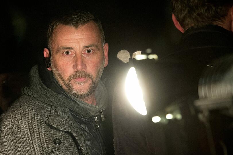 Pegida-Chef Lutz Bachmann am Montag in Dresden.