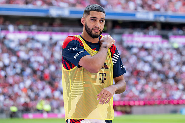 Ismael Saibari gab sein Debüt für den FC Bayern. Ismael Saibari gab sein Debüt für den FC Bayern.