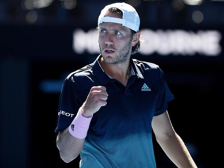 Lucas Pouille hat das Halbfnale in Melbourne erreicht.