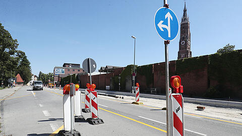 Die Sanierung der Wittstraße soll am Montag fertig sein.