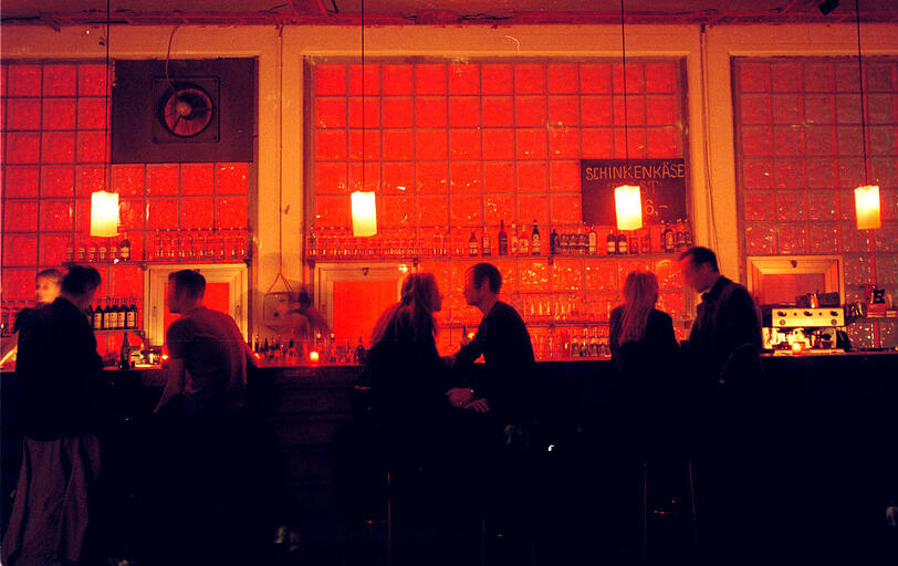 Schummrige Bar-Stimmung gab es auch.