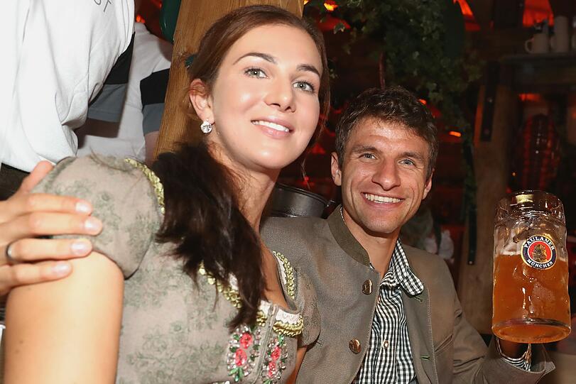 Thomas Müller und seine Lisa.