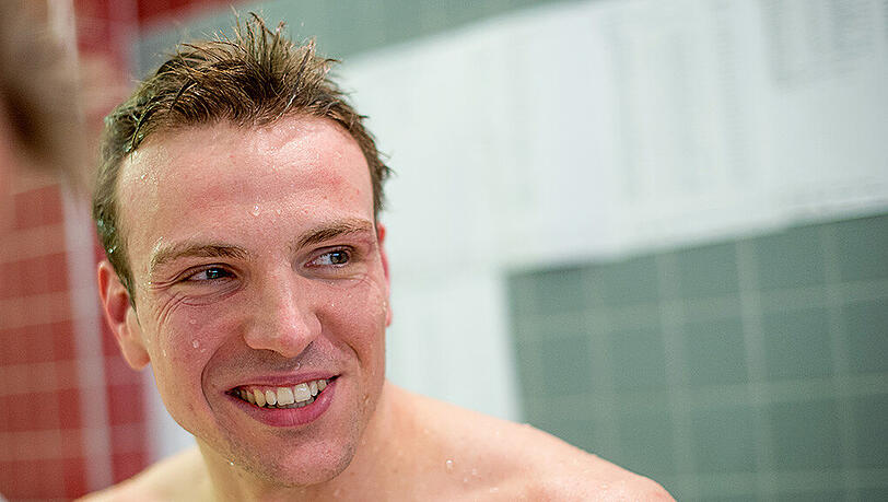 Der deutsche Schwimmer Paul Biedermann. Der deutsche Schwimmer Paul Biedermann.
