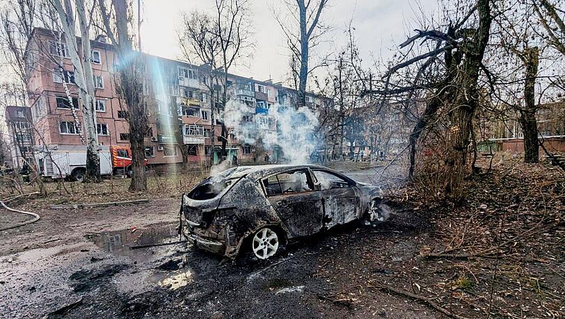 Die Industriestadt Krywyj Rih ist immer wieder Ziel von russischen Angriffen mit Raketen und Kampfdrohnen. (Archivbild)