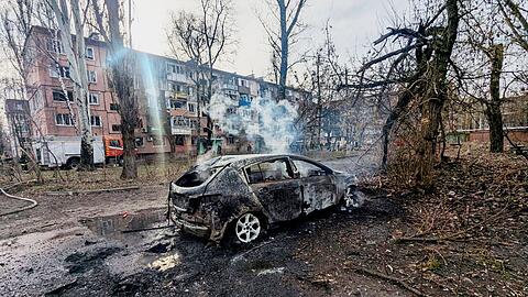Die Industriestadt Krywyj Rih ist immer wieder Ziel von russischen Angriffen mit Raketen und Kampfdrohnen. (Archivbild)