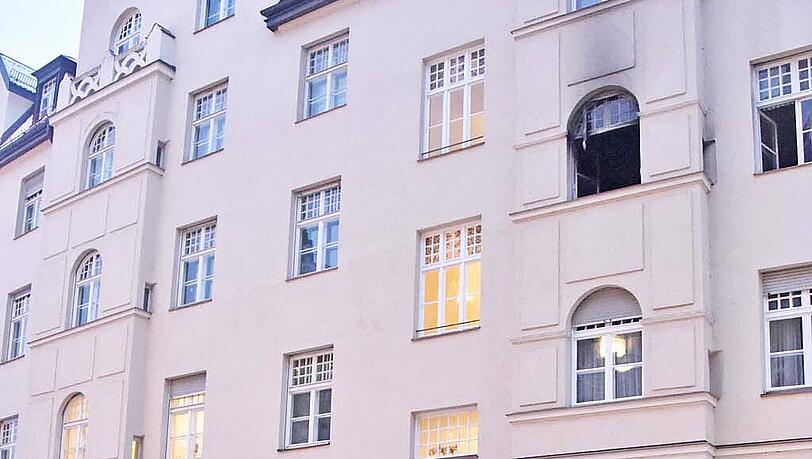 Weitere Bilder vom Brand in der Trogerstraße. Weitere Bilder vom Brand in der Trogerstraße.