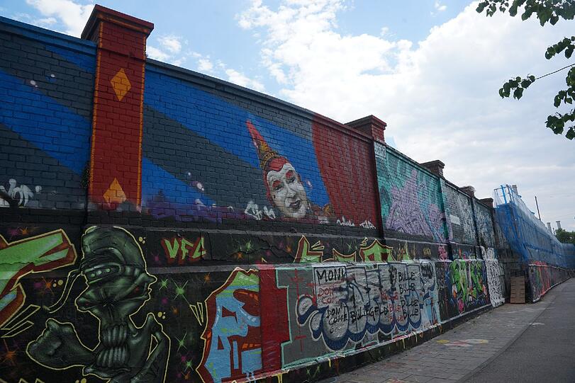 Diese urbane Kunst soll an den Wänden bleiben.