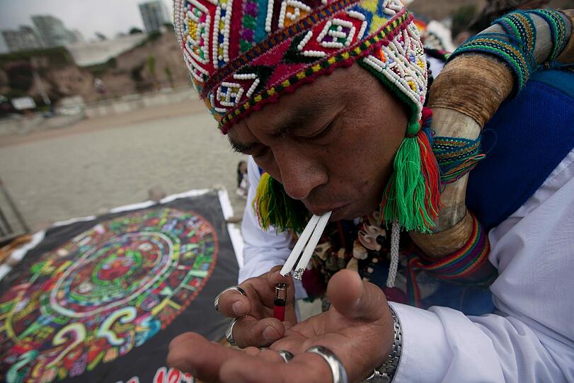 Mittelamerikanische Staaten organisierten an Maya-Stätten Feste, auf denen es traditioneller zuging.
