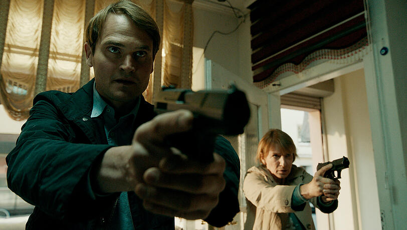 Frankten-Tatort, "Tatort: Ich töte niemand", BR, Felix Voss, Paula Ringelhahn Frankten-Tatort, "Tatort: Ich töte niemand", BR, Felix Voss, Paula Ringelhahn