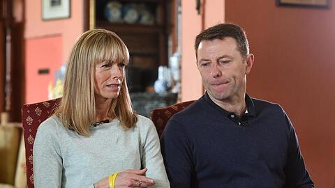 Die Eltern des verschwundenen britischen Mädchens Madeleine "Maddie" McCann.