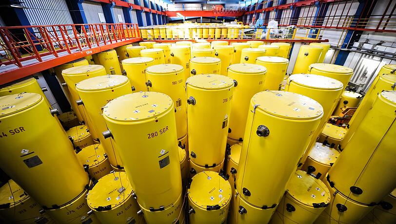 Um diesen Atommüll geht es. Er soll von Jülich ins 170 Kilometer entfernte Ahaus transportiert werden. (Archivbild)