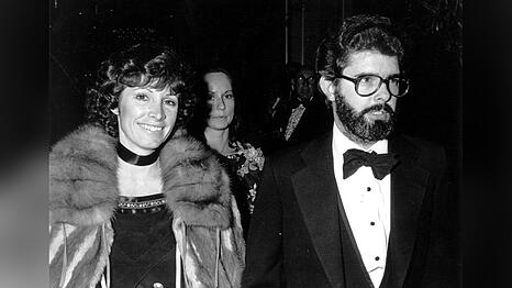 Marcia und George Lucas in fr&uuml;heren Jahren.