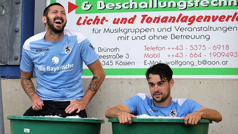 Sascha Mölders und Aaron Berzel (rechts).