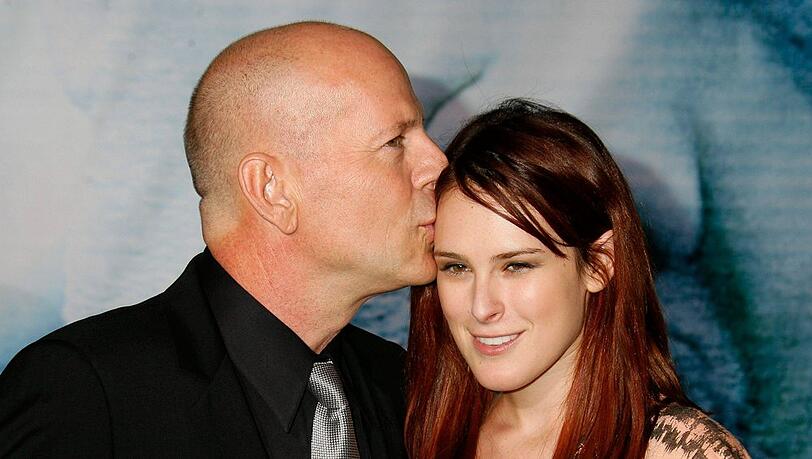 Bruce Willis und seinee Tochter Rumer während eines Events vor einigen Jahren.