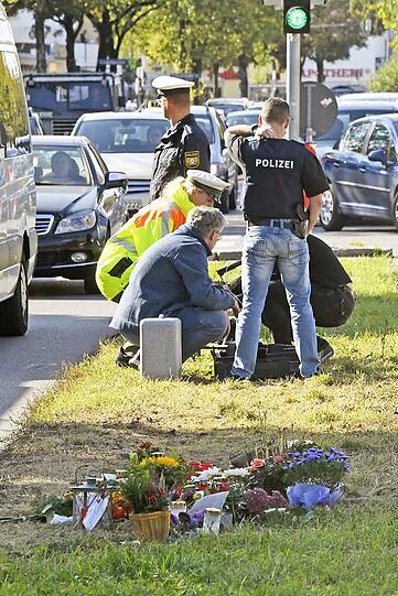 Mit einer Drohne verschafften sich die Ermittler einen Überblick von der Unfallstelle.