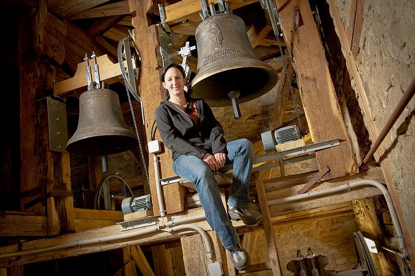 Katja Engert, die Glockensachverständige des Bistums Würzburg