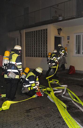 Der Feuerwehr-Einsatz in der Gräfstraße.