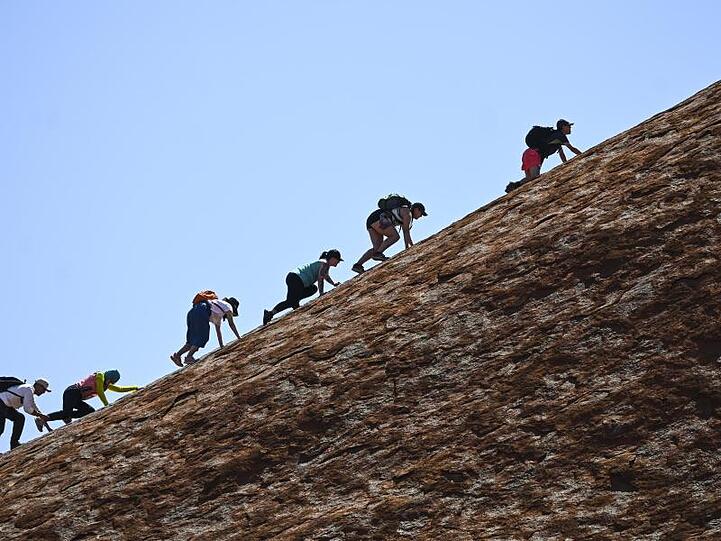 Das Besteigen des Uluru ist jetzt verboten.