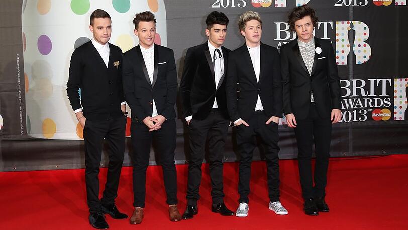 One Direction bei den Brit Awards vor zehn Jahren.