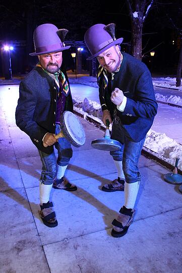 Stimmung vorprogrammiert: Die Partyagenten Sven Cermak und Florian Gauder