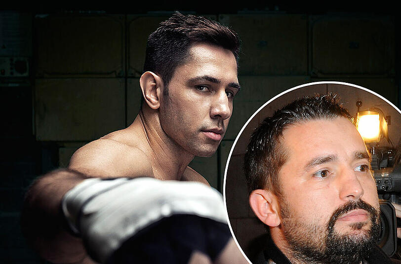 Boxer Felix Sturm und Box-Promoter Ahmet Öner (kleines Bild).