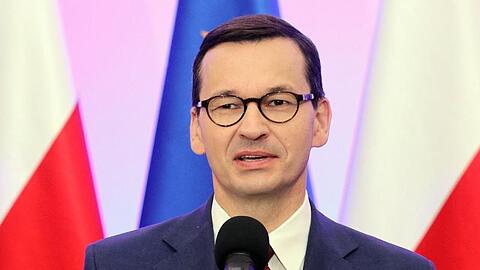 "Die Verträge werden von den Mitgliedstaaten geschaffen, und sie bestimmen, wo für die Organe der EU die Kompetenzgrenzen liegen", sagt Mateusz Morawiecki.