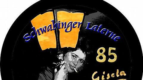 Die Schwabinger Gisela in den 50er Jahren: Laterne und Zigarette waren ein Muss.