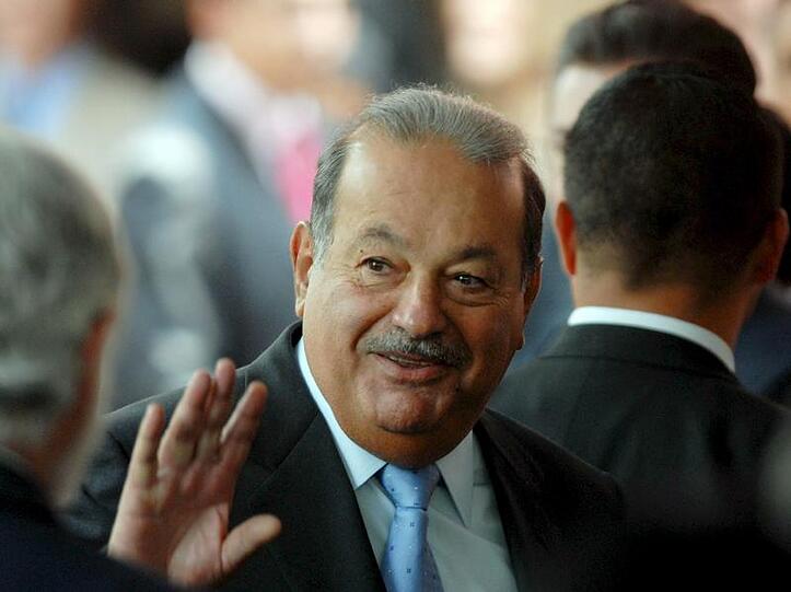 39,3 Milliarden Euro hat er auf dem Konto: Carlos Slim