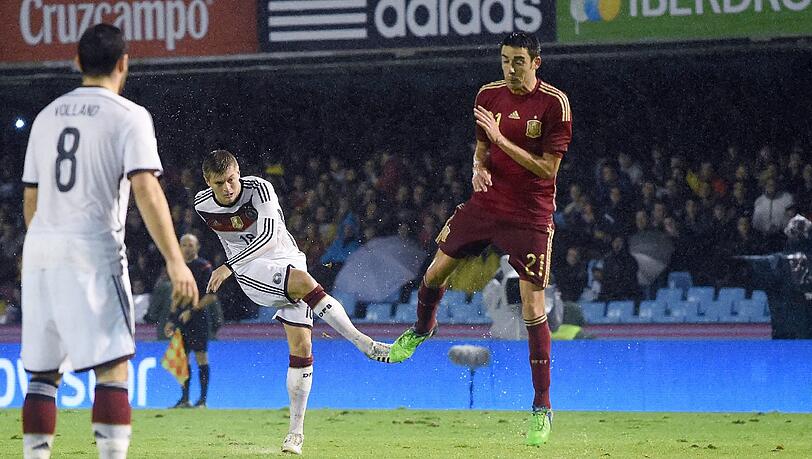 Toni Kroos traf zum 1:0. Toni Kroos traf zum 1:0.