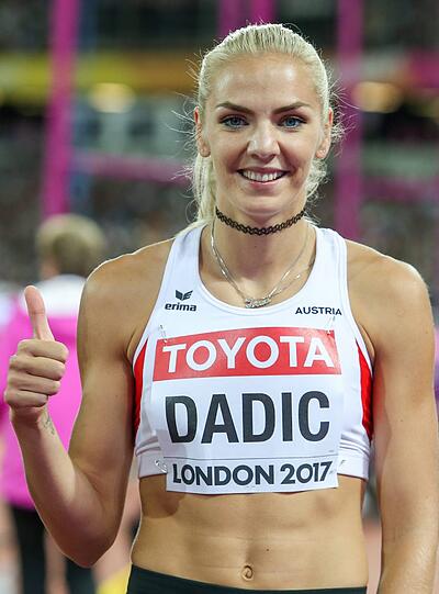 Die österreichische Siebenkämpferin Ivona Dadic.