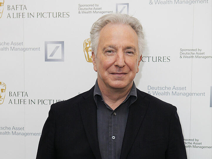 Feierte seine Hochzeit im ganz kleinen Kreis: Alan Rickman