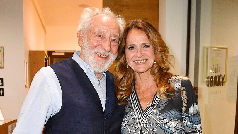 Dieter Hallervorden mit seiner Verlobten, Christiane Zander.