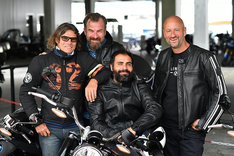 Mike Sommer, Rainer Jilg, Sohi Malih und Thomas Voigt