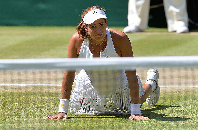 Mit den besten Grüßen an Arantxa Sanchez-Vicario: Garbine Muguruza.