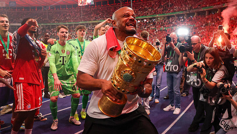 Eines der Gesichter des Bayern-Erfolgs in der vergangenen Saison: Trainer Vincent Kompany Eines der Gesichter des Bayern-Erfolgs in der vergangenen Saison: Trainer Vincent Kompany