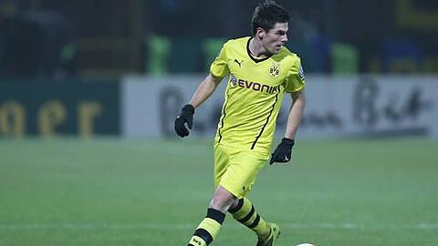 Dortmunds Jungstar Jonas Hofmann im Spiel gegen den 1. FC Saarbrücken.