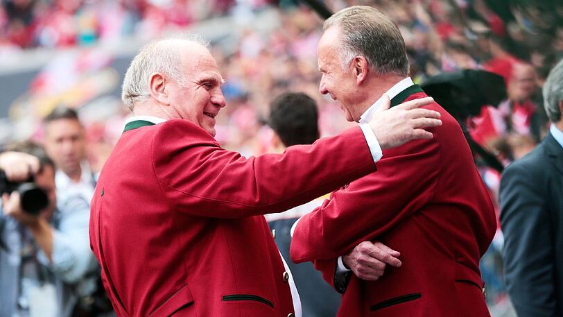 Führungsduo des FC Bayern: Uli Hoeneß (li.) und Karl-Heinz Rummenigge