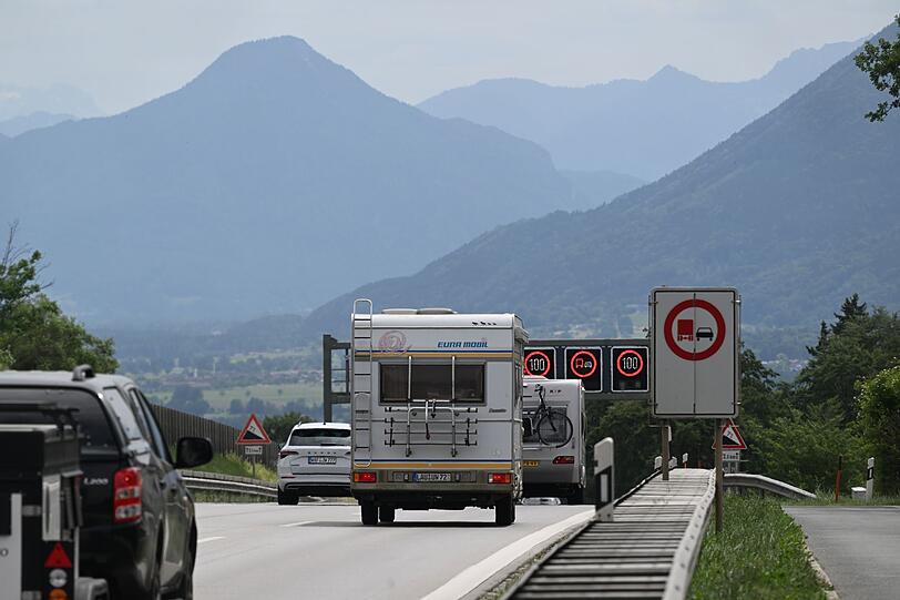 Nur wenige Urlauber waren Richtung S&uuml;den unterwegs.