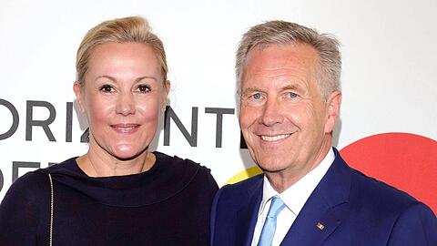 Bettina und Christian Wulff bei einem Auftritt in Hamburg.