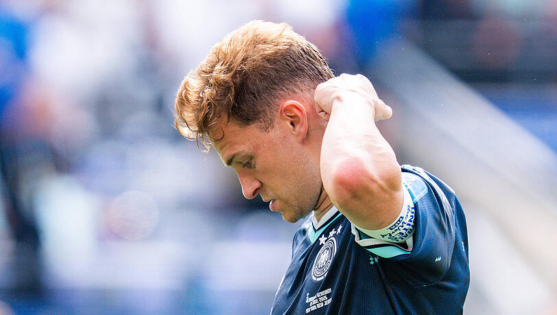 Joshua Kimmich hat aufgrund seiner Position in der Nationalmannschaft deutlich weniger Einfluss aufs Spiel als beim FC Bayern.