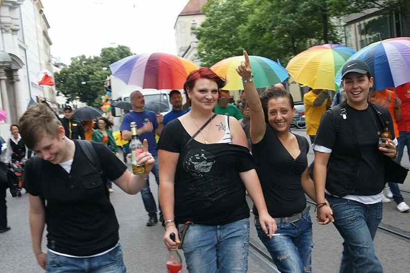 Sehen Sie hier die besten Bilder vom CSD in München.