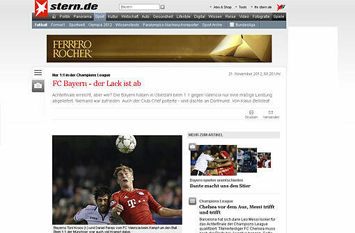 Für den Stern ist bei den Bayern der Lack ab